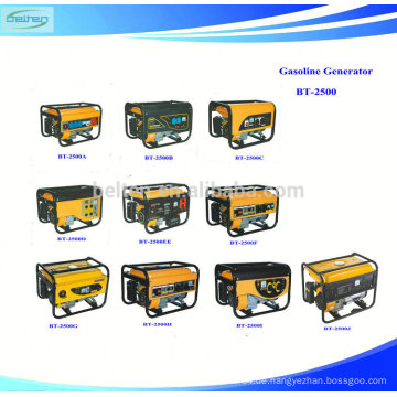 Einphasiger 2.3kva Benzingenerator Schlüsselstart Benzingenerator 2500W